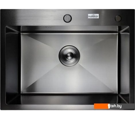  - Кухонные мойки MARRBAXX B6045-R (черный/графит) - B6045-R (черный/графит)