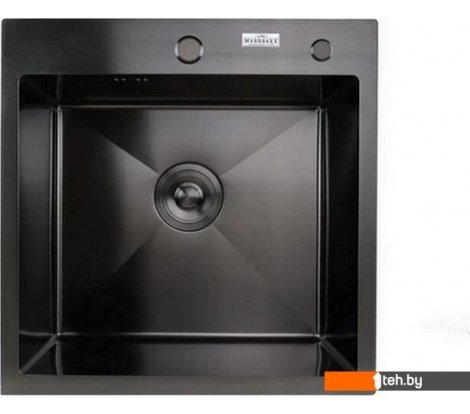  - Кухонные мойки MARRBAXX B5050-R Decor (черный/графит) - B5050-R Decor (черный/графит)