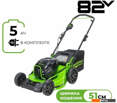  - Газонокосилки Greenworks GC82HPLM51 2518907UB (с 1-им АКБ) - GC82HPLM51 2518907UB (с 1-им АКБ)