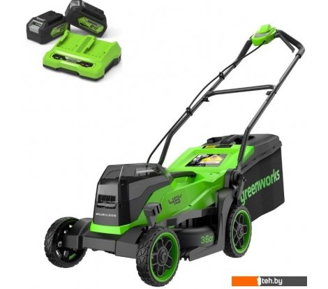  - Газонокосилки Greenworks GD24X2LM361K4 2520707UD (с 2-мя АКБ) - GD24X2LM361K4 2520707UD (с 2-мя АКБ)