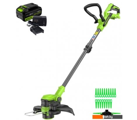  - Триммеры Greenworks G24LT301K4 2113207UB (с 1-им АКБ) - G24LT301K4 2113207UB (с 1-им АКБ)