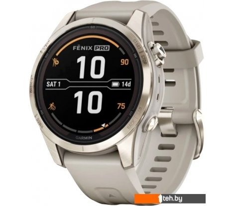  - Умные часы и браслеты Garmin Fenix 7S Pro Sapphire Solar (мягкое золото/песок) - Fenix 7S Pro Sapphire Solar (мягкое золото/песок)