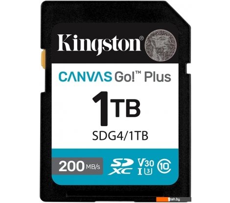  - Карты памяти Kingston Canvas Go! Plus SDXC 1TB SDG4/1TB - Canvas Go! Plus SDXC 1TB SDG4/1TB