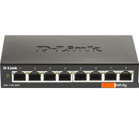  - Коммутаторы D-Link DGS-1100-08V2/A1A - DGS-1100-08V2/A1A