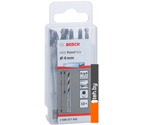 - Сверла, буры, зенкеры Bosch 2608577543 (10 шт) - 2608577543 (10 шт)