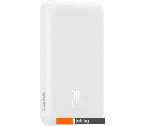  - Портативные зарядные устройства Baseus Magnetic Mini Wireless Fast Charge Power Bank 20W 5000mAh (белый) - Magnetic Mini Wireless Fast Charge Power Bank 20W 5000mAh (белый)