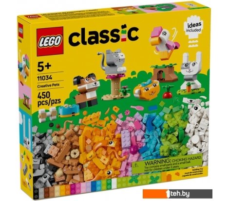  - Конструкторы LEGO Classic 11034 Креативные домашние животные - Classic 11034 Креативные домашние животные