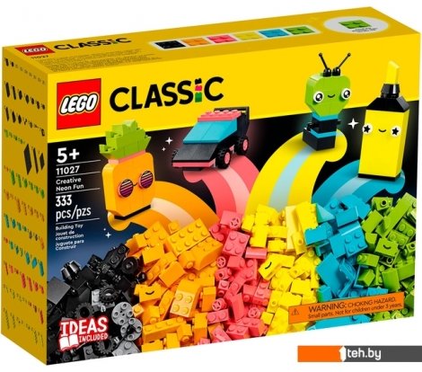  - Конструкторы LEGO Classic 11027 Творческое неоновое веселье - Classic 11027 Творческое неоновое веселье