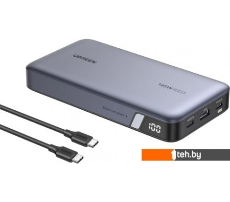  - Портативные зарядные устройства Ugreen PB205 25000mAh (серый) - PB205 25000mAh (серый)