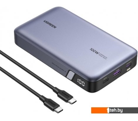  - Портативные зарядные устройства Ugreen PB720 20000mAh (серый) - PB720 20000mAh (серый)