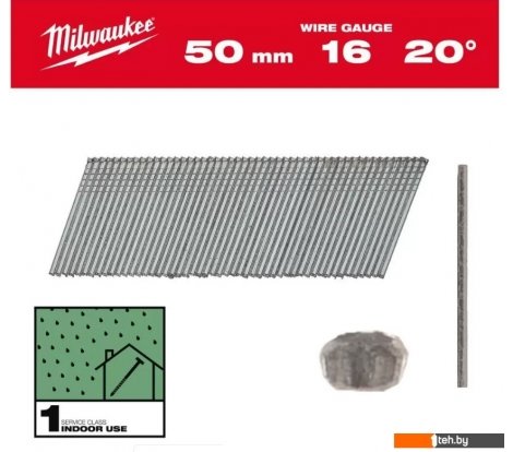  - Гвозди Milwaukee 4932492585 (2000 шт) - 4932492585 (2000 шт)