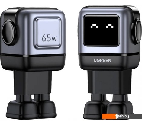  - Зарядные устройства Ugreen Nexode RG 65W CD361 (черный/серый) - Nexode RG 65W CD361 (черный/серый)