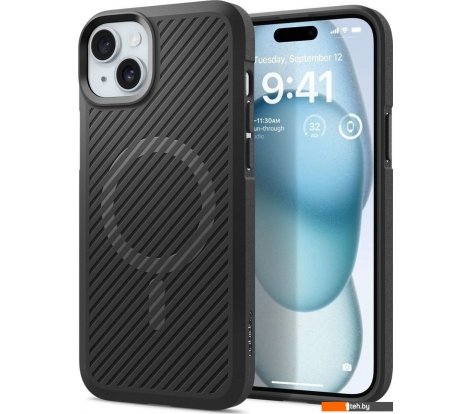  - Чехлы для телефонов Spigen Core Armor (MagFit) для iPhone 15 ACS06480 (черный) - Core Armor (MagFit) для iPhone 15 ACS06480 (черный)