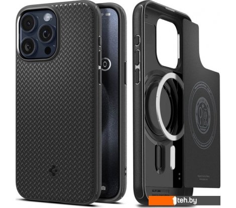  - Чехлы для телефонов Spigen Mag Armor (MagFit) для iPhone 15 Pro Max ACS06597 (черный) - Mag Armor (MagFit) для iPhone 15 Pro Max ACS06597 (черный)