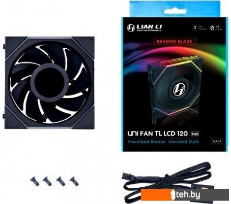  - Системы охлаждения Lian Li Uni Fan TL LCD 120 Reverse G99.12RTLLCD1B.00 - Uni Fan TL LCD 120 Reverse G99.12RTLLCD1B.00