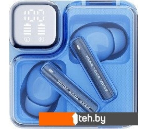 - Наушники и гарнитуры QCY MeloBuds Neo (синий) - MeloBuds Neo (синий)