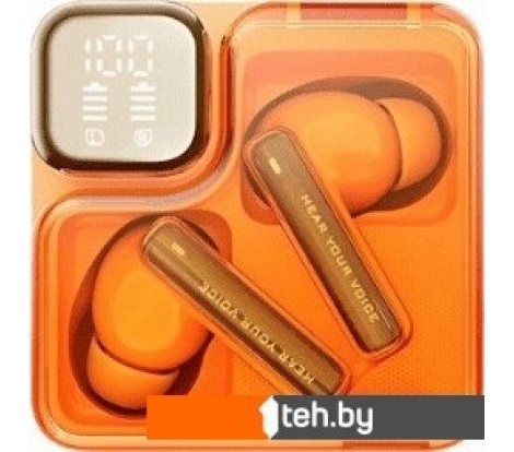 - Наушники и гарнитуры QCY MeloBuds Neo (оранжевый) - MeloBuds Neo (оранжевый)