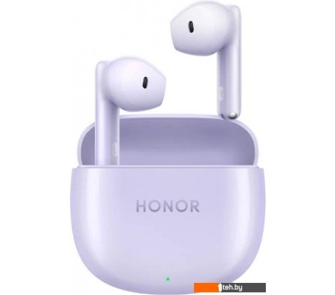  - Наушники и гарнитуры Honor Earbuds X6 (сиреневый, международная версия) - Earbuds X6 (сиреневый, международная версия)