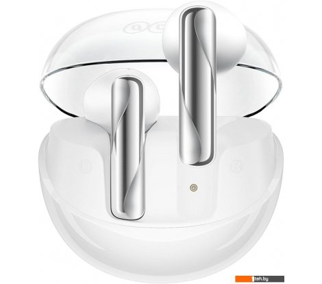 - Наушники и гарнитуры QCY AilyBuds Clear (белый/серебиристый) - AilyBuds Clear (белый/серебиристый)