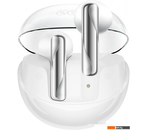  - Наушники и гарнитуры QCY AilyBuds Clear (белый/серебиристый) - AilyBuds Clear (белый/серебиристый)