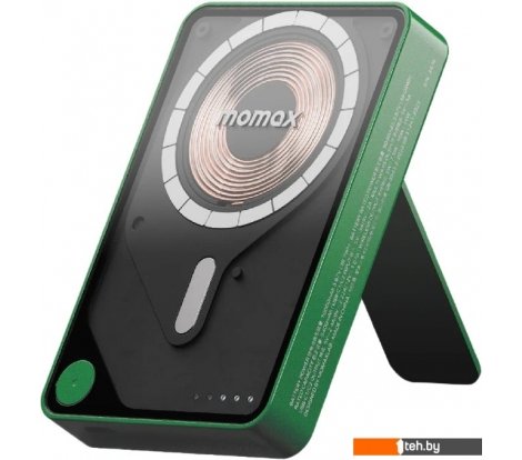 - Портативные зарядные устройства Momax 1-Power X Pro+ Magnetic Built-In USB-C IP132 10000mAh (зеленый) - 1-Power X Pro+ Magnetic Built-In USB-C IP132 10000mAh (зеленый)