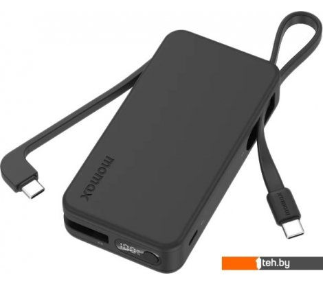  - Портативные зарядные устройства Momax 1-Power Vital+ Built-In USB-C IP138 10000mAh (черный) - 1-Power Vital+ Built-In USB-C IP138 10000mAh (черный)