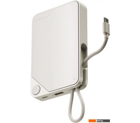  - Портативные зарядные устройства Momax 1-Power X Built-in USB-C IP152 10000mAh (белый) - 1-Power X Built-in USB-C IP152 10000mAh (белый)