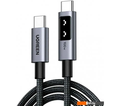  - Кабели, адаптеры, разветвители Ugreen L509 35513 USB Type-C - USB Type-C (3 м, серый) - L509 35513 USB Type-C - USB Type-C (3 м, серый)