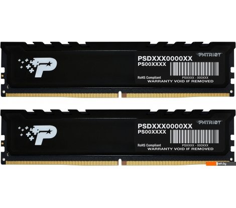  - Оперативная память Patriot Signature Premium Line 2x16ГБ DDR5 5600 МГц PSP532G5600KH1 - Signature Premium Line 2x16ГБ DDR5 5600 МГц PSP532G5600KH1