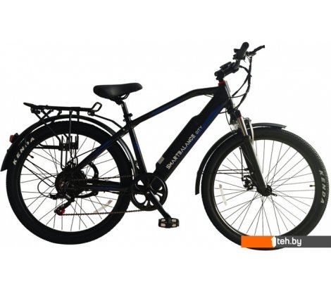  - Электровелосипеды Smart Balance City 2024 (черный/синий) - City 2024 (черный/синий)