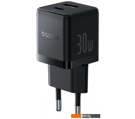  - Зарядные устройства Baseus Palm Fast Charger C+U 30W EU P1011160A113-00 (черный) - Palm Fast Charger C+U 30W EU P1011160A113-00 (черный)