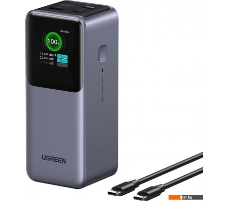 - Портативные зарядные устройства Ugreen PB721 20000mAh (серый) - PB721 20000mAh (серый)