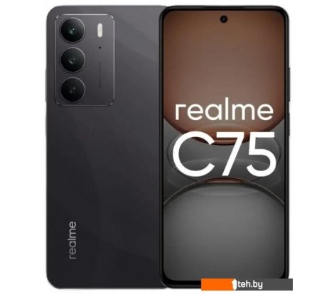  - Мобильные телефоны Realme C75 RMX3941 8GB/128GB (черный) - C75 RMX3941 8GB/128GB (черный)
