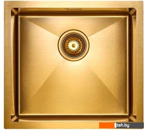  - Кухонные мойки Paulmark Aller 48 Uni PM804844-BG (золото/брашированное золото) - Aller 48 Uni PM804844-BG (золото/брашированное золото)