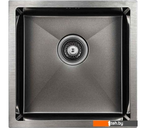  - Кухонные мойки Paulmark Next 44 Uni PM214444-GM (черный/вороненая сталь) - Next 44 Uni PM214444-GM (черный/вороненая сталь)