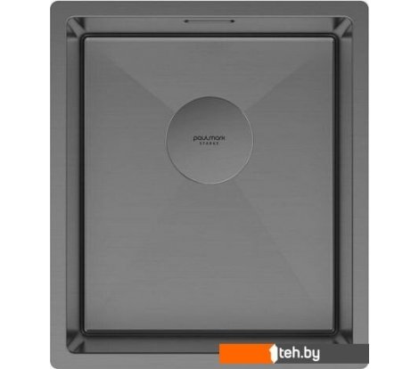  - Кухонные мойки Paulmark Next 38 UNI PM213844-GM (черный/вороненая сталь) - Next 38 UNI PM213844-GM (черный/вороненая сталь)