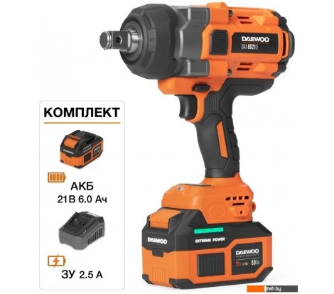  - Шуруповерты, гайковерты, электроотвертки Daewoo Power DAX 8021Li Set (с 1-им АКБ, кейс) - DAX 8021Li Set (с 1-им АКБ, кейс)