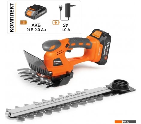  - Кусторезы и садовые ножницы Daewoo Power DAHT 2521Li Set (с 1-им АКБ) - DAHT 2521Li Set (с 1-им АКБ)