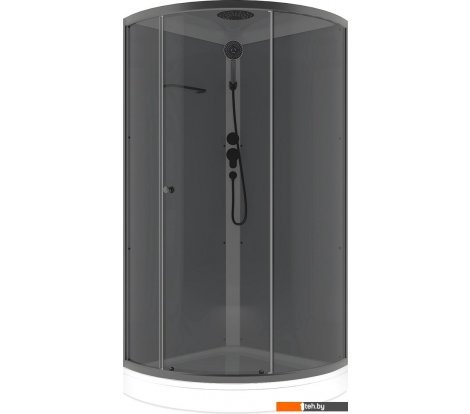  - Душевые кабины Domani-Spa Simple 100x100 DS01Sm110LGrT00.Gt-V1.2-Black - Simple 100x100 DS01Sm110LGrT00.Gt-V1.2-Black