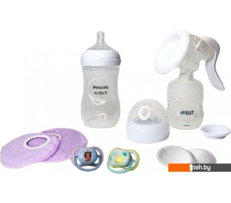  - Молокоотсосы и аксессуары Philips Avent Natural Comfort с бутылочкой для кормления SCD255/05 - Avent Natural Comfort с бутылочкой для кормления SCD255/05