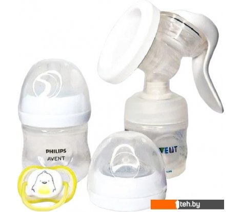  - Молокоотсосы и аксессуары Philips Avent Natural Motion с бутылочкой для кормления SCD210/03 - Avent Natural Motion с бутылочкой для кормления SCD210/03