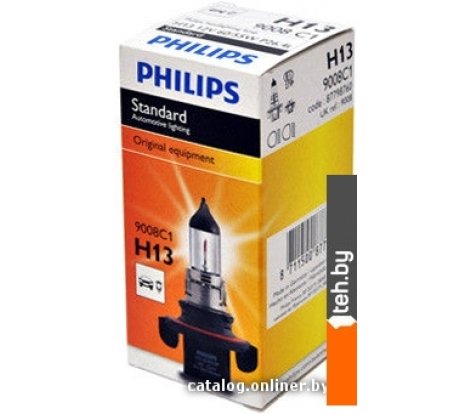  - Автомобильные лампы Philips H13 Standart 1шт [9008C1] - H13 Standart 1шт [9008C1]