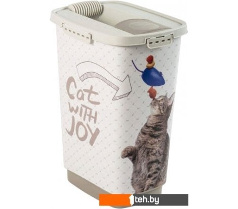  - Миски, поилки, кормушки для животных Rotho Cody Cat with Joy 25 л (белый) - Cody Cat with Joy 25 л (белый)