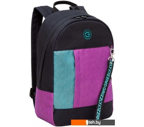  - Рюкзаки Grizzly RXL-327-3 (черный/бирюзовый) - RXL-327-3 (черный/бирюзовый)