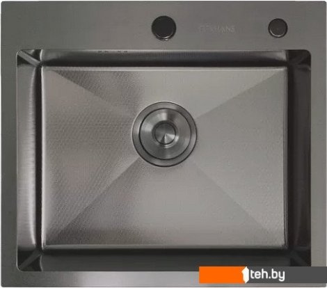  - Кухонные мойки Gerhans K35044BD Decor (графит) - K35044BD Decor (графит)