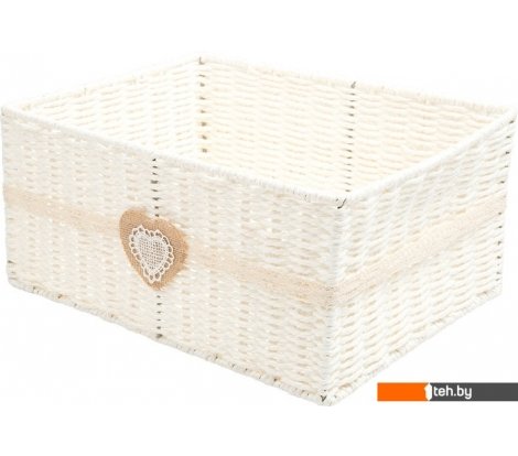  - Ящики, корзины, органайзеры Natural House Сердечко EW-60 L (белый) - Сердечко EW-60 L (белый)