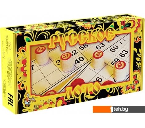  - Настольные игры Десятое королевство Русское лото 01729 - Русское лото 01729