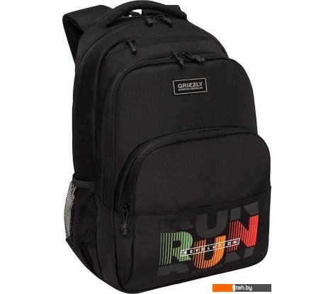  - Рюкзаки Grizzly RU-530-6 (черный) - RU-530-6 (черный)