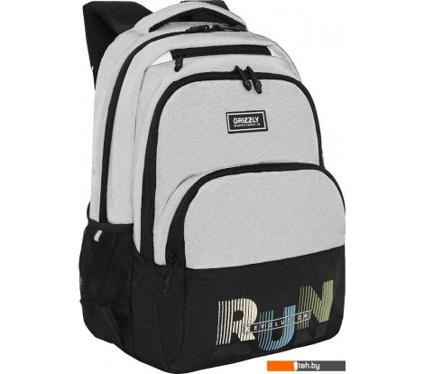  - Рюкзаки Grizzly RU-530-6 (черный/бежевый) - RU-530-6 (черный/бежевый)