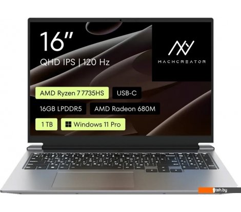  - Ноутбуки Machcreator Vision L16 SE Grey JJ00G500HRU - Vision L16 SE Grey JJ00G500HRU